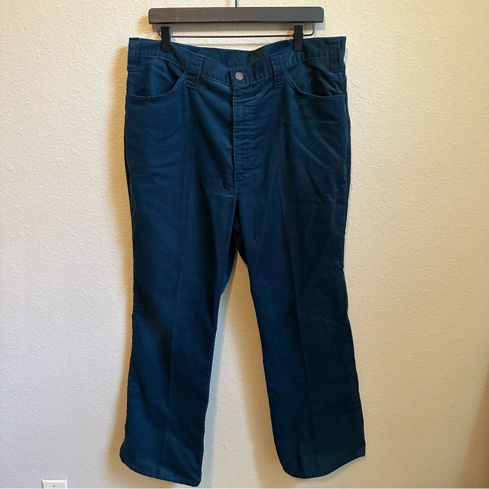 Vintage Levi’s Big E Turquoise Corduroy Pants